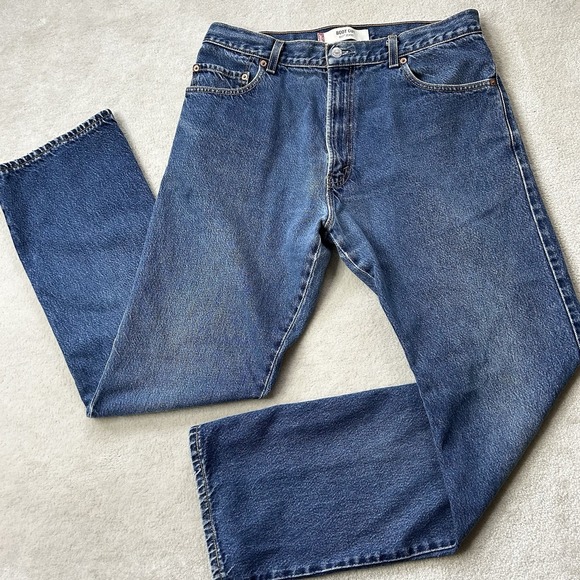 Levi's Other - Levis 517 Jeans Mens 34x33 Bootcut 100% Cotton Blue Denim Dark